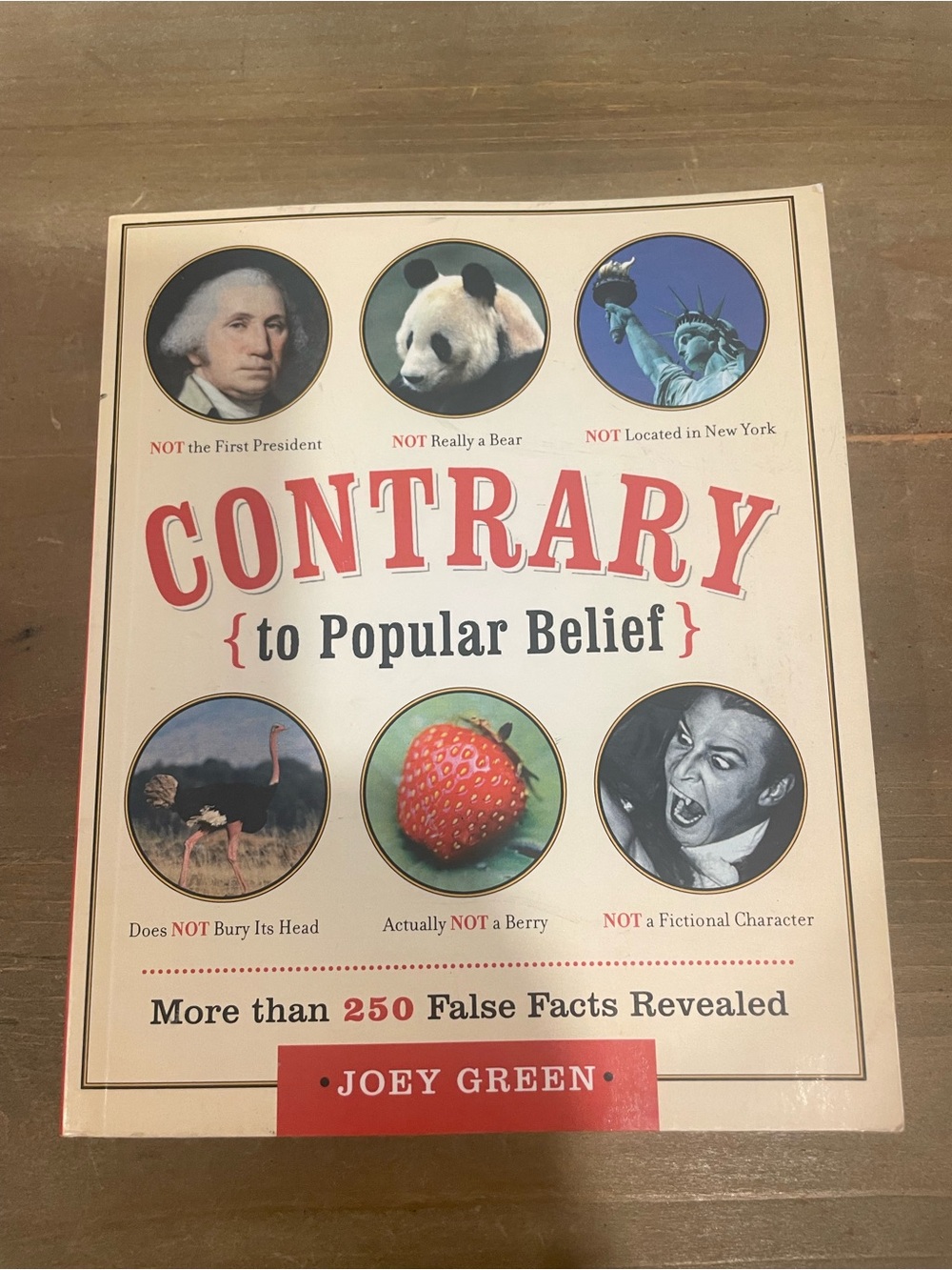 Contrary to Popular Belief - Cream Cover Book